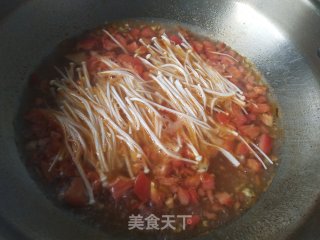 番茄虾滑汤的做法步骤：9