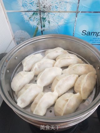 西葫芦鸡蛋蒸饺的做法步骤：10