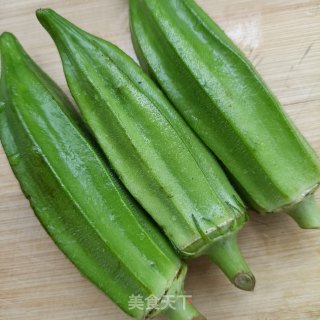 秋葵酿肉的做法步骤：7