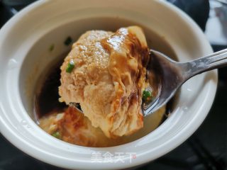 肉饼蒸蛋的做法步骤：9