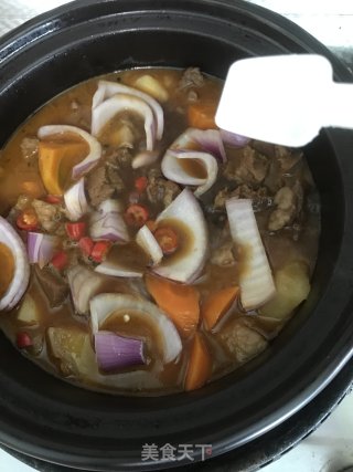 土豆胡萝卜炖牛腩的做法步骤：11