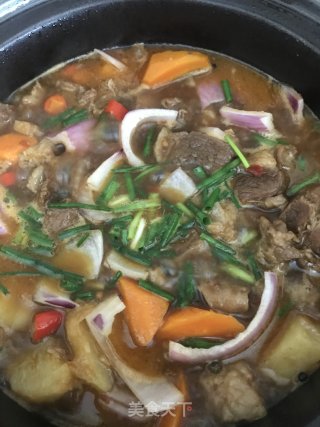 土豆胡萝卜炖牛腩的做法步骤：12