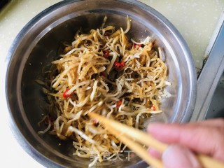炝拌芥菜丝的做法步骤：9