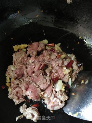 香辣牛肉的做法步骤：7