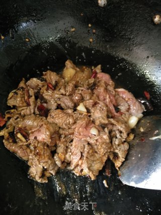 香辣牛肉的做法步骤：9