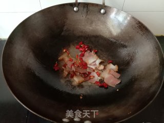 干豆角炒腊肉的做法步骤：4