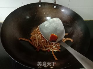 小炒卤牛肚的做法步骤：5