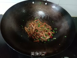 小炒卤牛肚的做法步骤：8