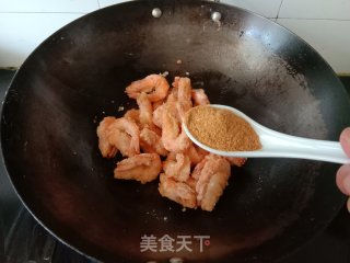 孜然开背虾的做法步骤：8