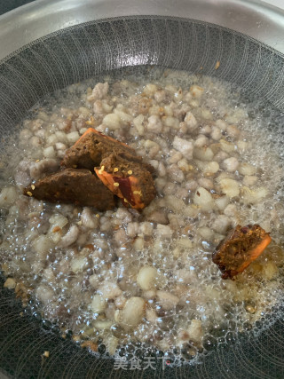 团子—豆腐干肉末榨菜馅的做法步骤：7