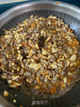 团子—豆腐干肉末榨菜馅的做法步骤：9