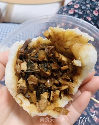 团子—豆腐干肉末榨菜馅的做法步骤：19