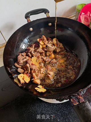 香菜牛肉的做法步骤：4