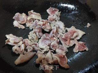 青椒木耳炒肉片的做法步骤：7