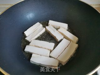 肉末香煎豆腐的做法步骤：1