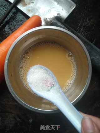 蛋炒胡萝卜。的做法步骤：5