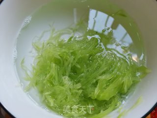 凉拌莴笋丝的做法步骤：4