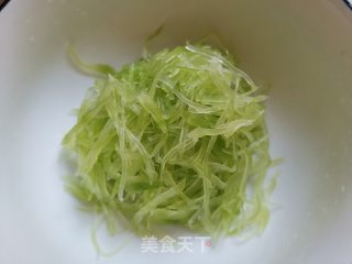 凉拌莴笋丝的做法步骤：5