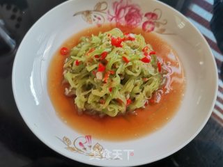 凉拌莴笋丝的做法步骤：10