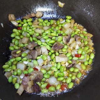 五花肉焖黄豆的做法步骤：12