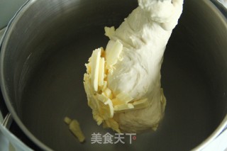 百吃不腻中种菠萝包，自然开裂，经典酥皮菠萝包！的做法步骤：3