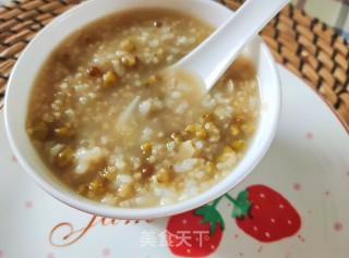 大米绿豆百合粥的做法步骤：6