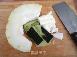 冬瓜烩榛蘑的做法步骤：2