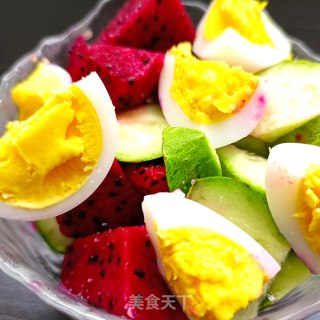 黄瓜鸭蛋沙拉的做法步骤：10