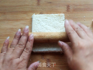 爱心咖喱面包鸡的做法步骤：2