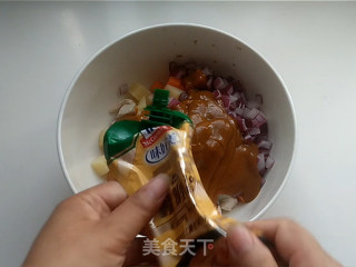 爱心咖喱面包鸡的做法步骤：5