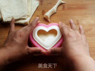 爱心咖喱面包鸡的做法步骤：10