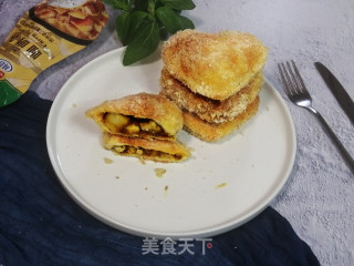 爱心咖喱面包鸡的做法步骤：15