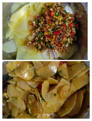 凉拌土豆片的做法步骤：5