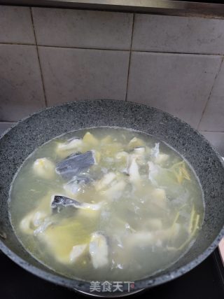 鲟龙鱼清汤的做法步骤：8