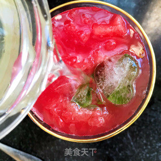 西瓜薄荷饮的做法步骤：7