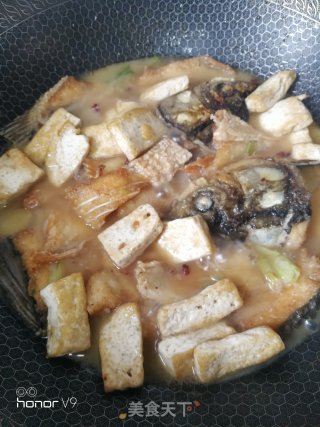 鱼排烧豆腐的做法步骤：9