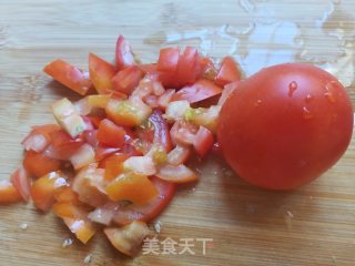 西红柿炒蛋粗茶淡饭最养人，的做法步骤：1