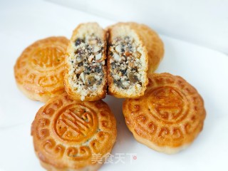老式五仁月饼的做法步骤：13