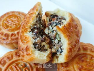 老式五仁月饼的做法步骤：14