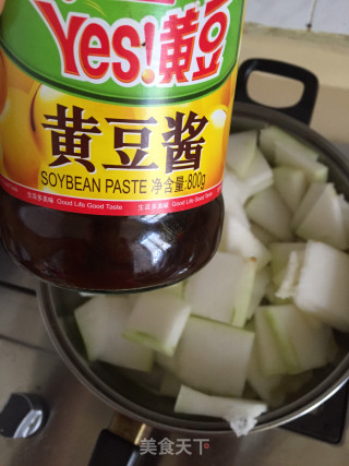 酱焖冬瓜的做法步骤：4