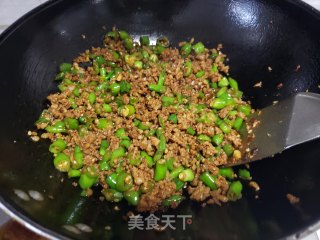 线椒炒肉末的做法步骤：7