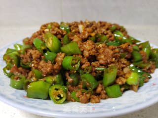 线椒炒肉末的做法步骤：8