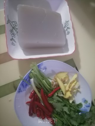 凉拌冻粉的做法步骤：1