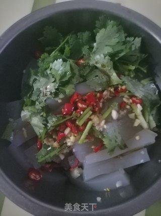 凉拌冻粉的做法步骤：2