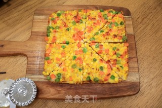 香甜玉米烙的做法步骤：10