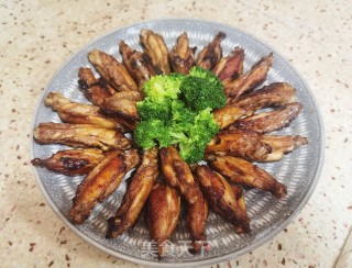香煎鸡翅的做法步骤：8