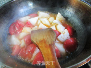 番茄炖圆茄子的做法步骤：7