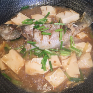 豆腐炖鲈鱼的做法步骤：7