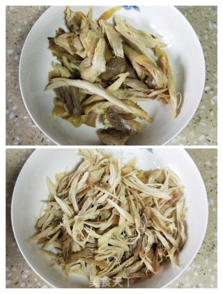 鸡丝炒饭的做法步骤：1