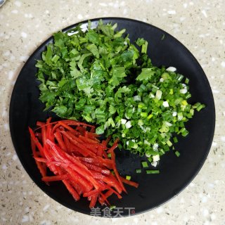 鸡丝炒饭的做法步骤：2